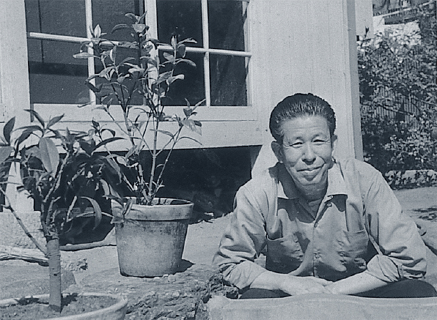 Mr. Insil Lee in his Gunsan house